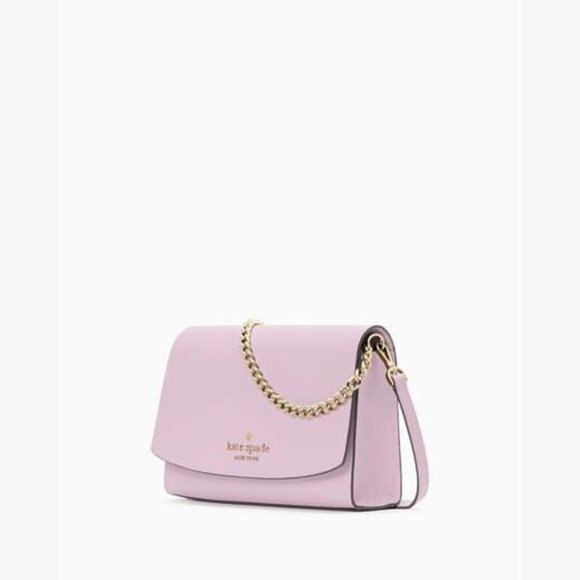 Kate Spade Carson Convertible Chain Crossbody Bag Quartz Pink - Picture 4 of 6